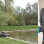 The body found inside a car that sank in a drainage basin has been identified as a New Jersey man